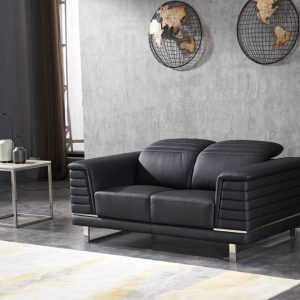 BLACK FOSHAN SOFA HERA 1S+2S+3S AG03 / FM356