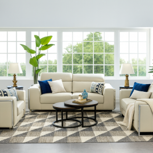 CREAM FOSHAN SOFA KIWI 1S+2S+3S AG09 / FM219