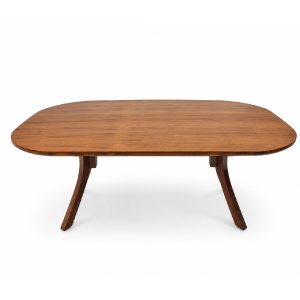 Clara 4 Seater Dining Table Set | Modern Wooden Dining Table with Upholstered Chairs