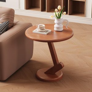 Modern Minimalist Living Room Solid Wood Tea Table Small Apartment Side Table Balcony Coffee Table Bedside Storage Rack China