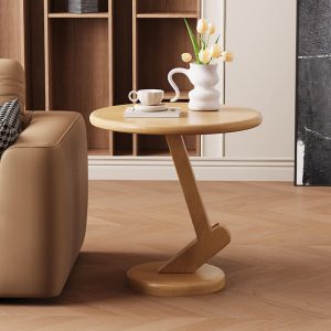 Modern Minimalist Living Room Solid Wood Tea Table Small Apartment Side Table Balcony Coffee Table Bedside Storage Rack China
