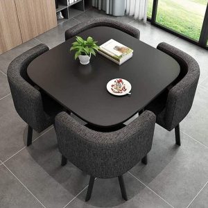 Modern-Square-Sape-Saving-Dining-Table-And-Chair-Set-Dining-Table-and-Chair/For/Dining/Room