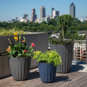 Pleat Modern Planter