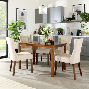 ROOTS - Mercer 6-Seater Fabric Dining Set