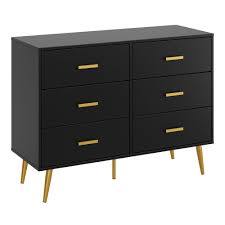 ROOTS - Noir Glamour 6-Drawer Dresser - Image 4