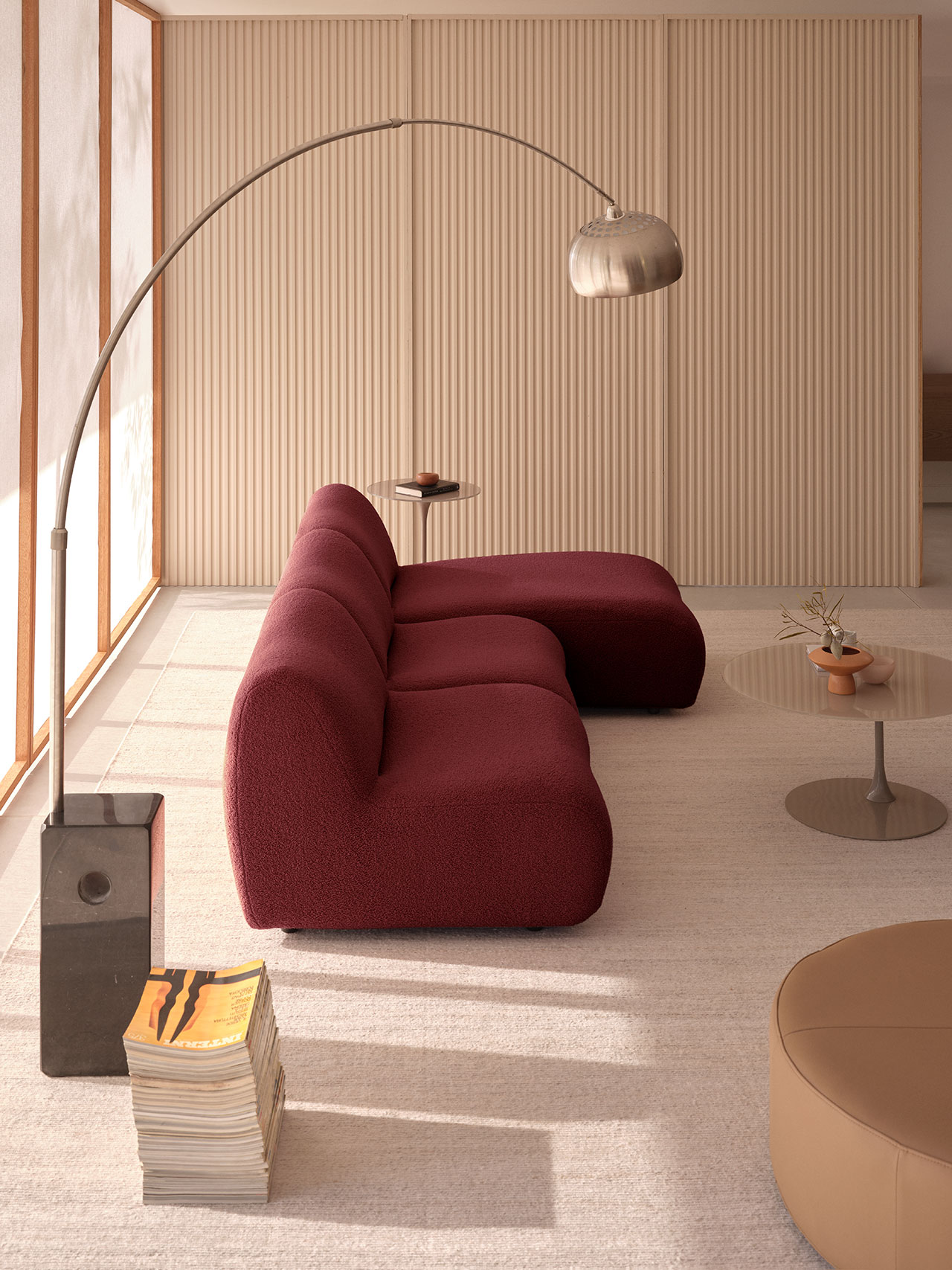 ROOTS - Aesthetic Low-Profile Curved Sofa - Image 3