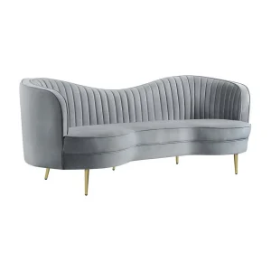 ROOTS - Art Deco-Inspired Curved Kidney Sofa