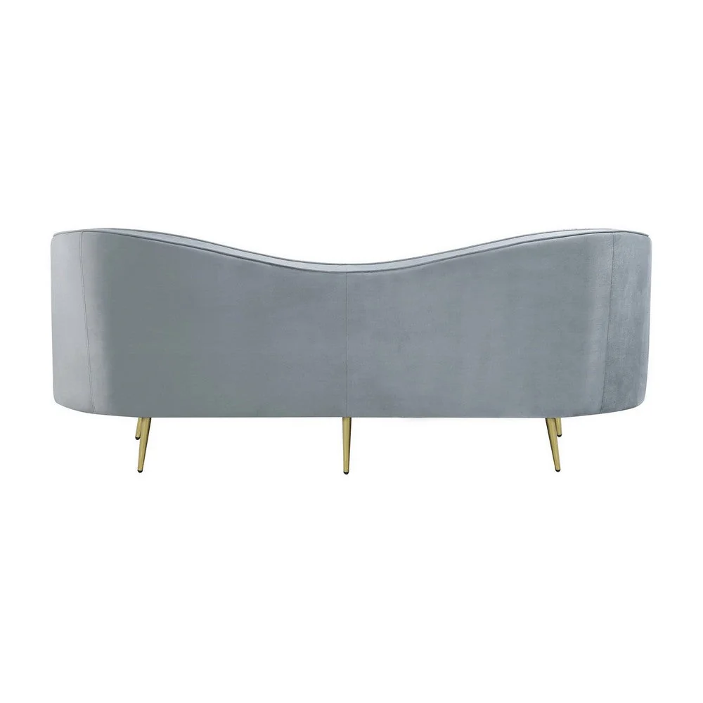 ROOTS - Art Deco-Inspired Curved Kidney Sofa - Image 5